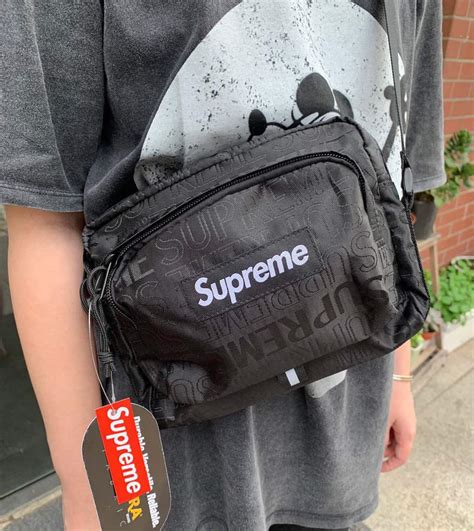 supreme shoulder bag red fake|check if your supreme bag is real.